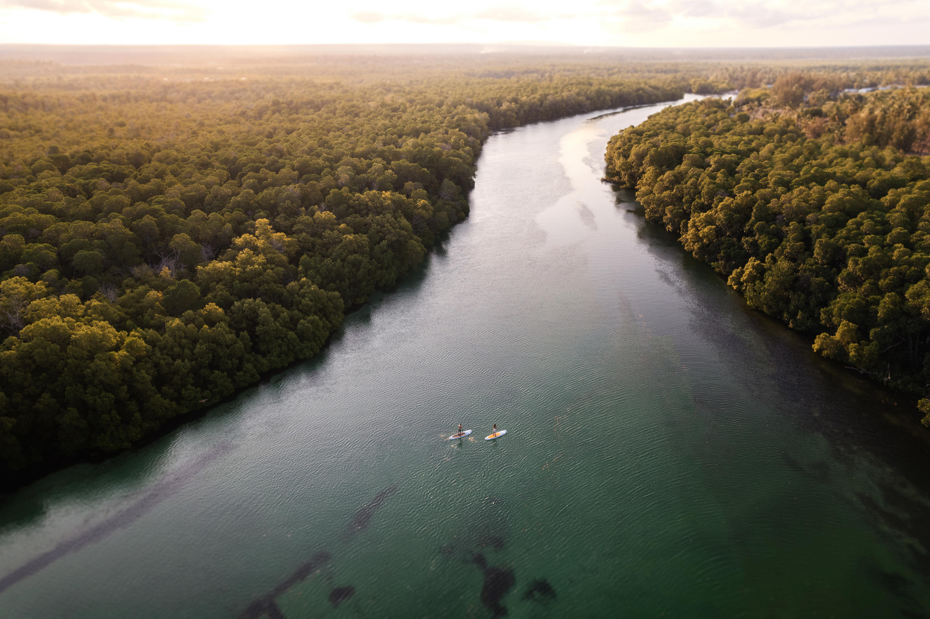 Water activity on the Watamu coast